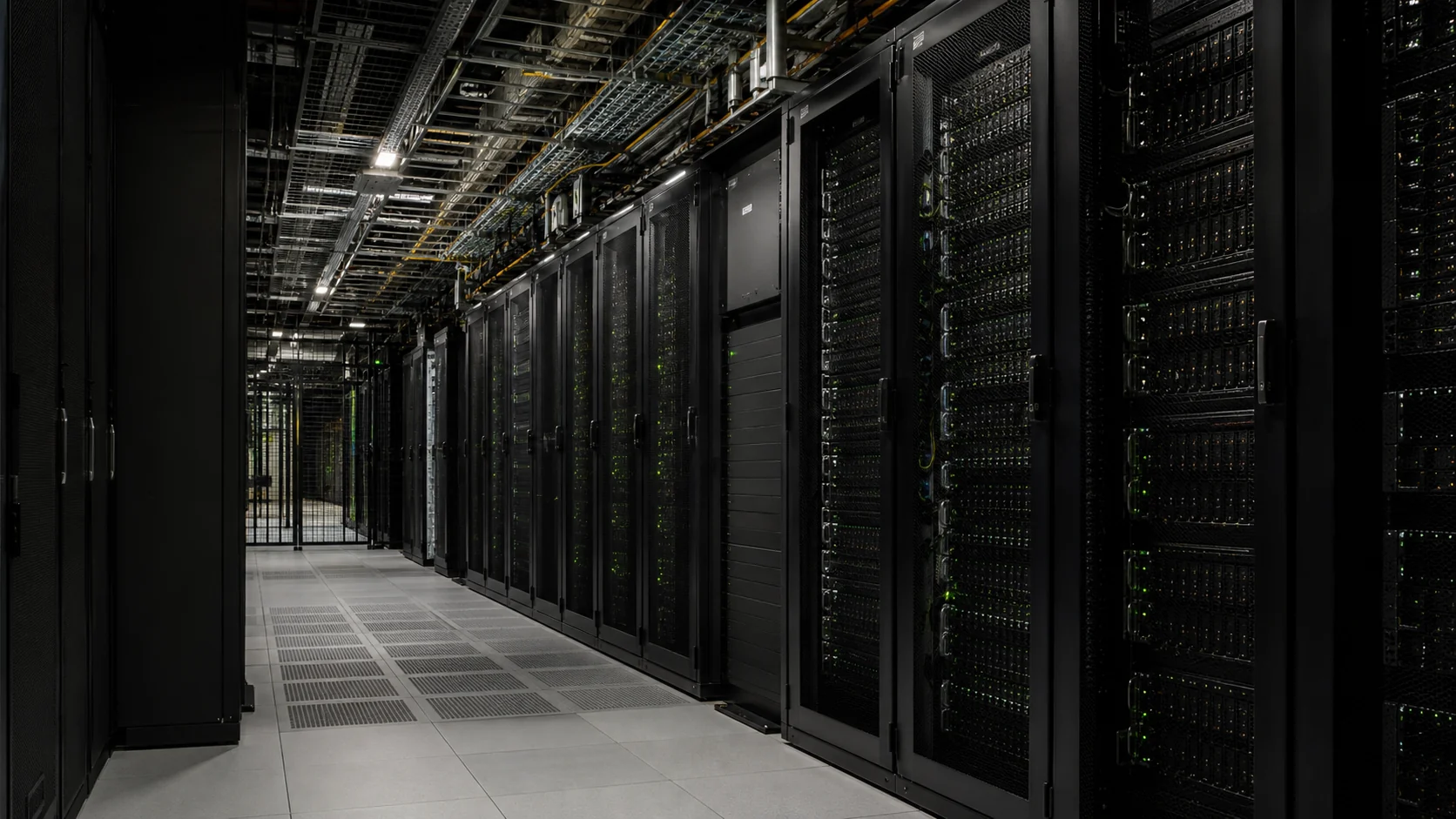 Conceptual interior of a sovereign AI data centre